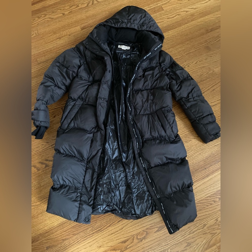 MICHAEL Michael Kors Black Puffer Coat